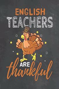 English Teachers Are Thankful