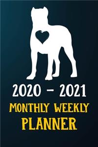 2020 2021 Monthly Weekly Planner
