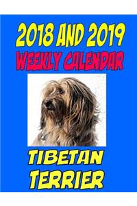 2018 and 2019 Weekly Calendar Tibetan Terrier