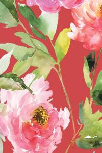 Peonies Sketchbook 7 X 10