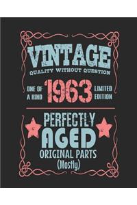 Vintage Quality Without Question One of a Kind 1963 Limited Edition Perfectly Aged Original Parts Mostly