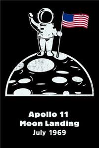 Apollo 11 Moon Landing July 1969 Commemorative Gift Notebook