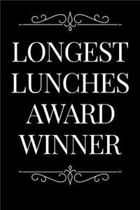 Longest Lunches Award Winner