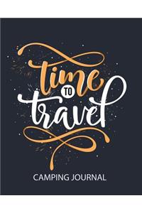 Time to Travel Camping Journal