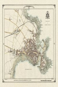 Peterhead 1868 Coloured Map