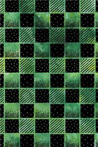 Journal Notebook Squares and Dots Pattern 9