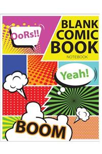 Blank Comic Book Notebook