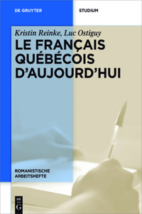 français québécois d'aujourd'hui