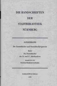 Die Handschriften Der Stadtbibliothek Nurnberg / Die Stammbucher Und Stammbuchfragmente