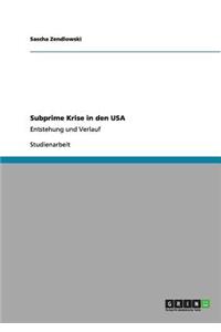 Subprime Krise in den USA