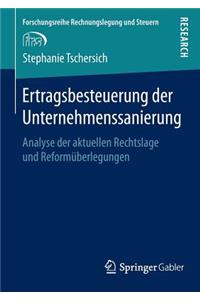 Ertragsbesteuerung Der Unternehmenssanierung