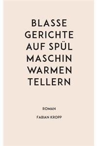 Blasse Gerichte auf spülmaschinwarmen Tellern
