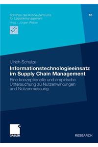 Informationstechnologieeinsatz Im Supply Chain Management