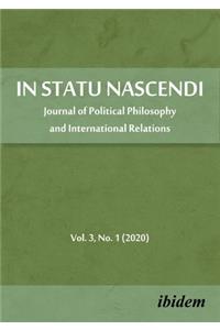 In Statu Nascendi Volume 3, No. 1 (2020)