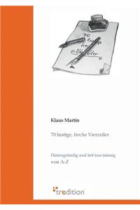 70 lustige, freche Vierzeiler