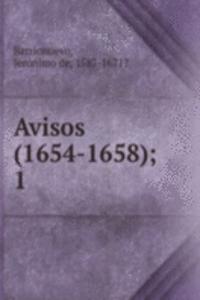 Avisos (1654-1658);