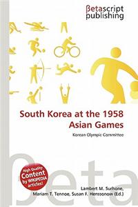 South Korea at the 1958 Asian Games
