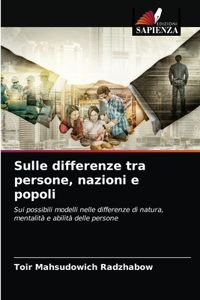 Sulle differenze tra persone, nazioni e popoli