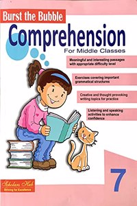 Scholars Hub Comprehension Book for Develop Reading and Writing Skills of Kids (Middle Classes - 7)