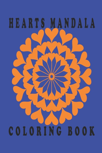 heart mandala coloring book