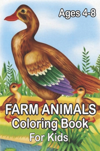 Farm Animals Coloring Book