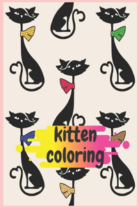 kitten coloring