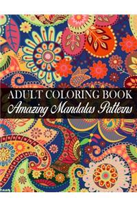 Adult Coloring Book Amazing Mandalas Patterns: (Volume 4) Super Amazing Mandala.lover mandala coloring books for adults