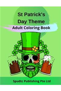 St Patrick's Day Theme Adult Coloring Book