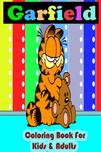 Garfield Coloring Book For Kids & Adults