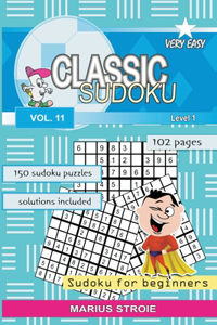 Classic Sudoku - very easy, vol. 11