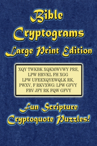 Bible Cryptograms Large Print Edition