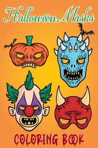 Halloween Masks Coloring Book