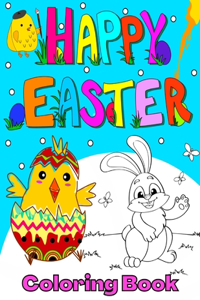 Happy Easter Coloring Book