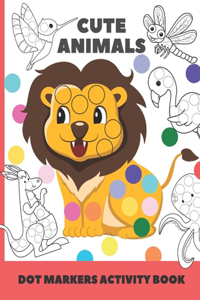cute animal dot markers activity book