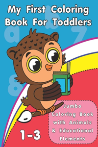 My First Coloring Book For Toddlers