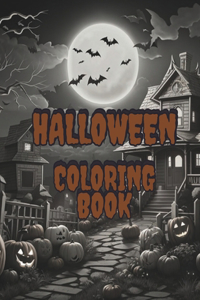 halloween coloring book for kids ages 4-8 pumpkin
