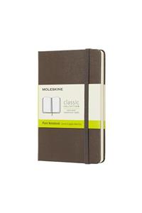 Moleskine Earth Brown Notebook Pocket Plain Hard