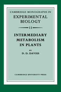 Intermediary Metabolism in Plants