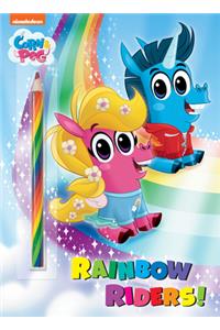 Rainbow Riders! (Corn & Peg)