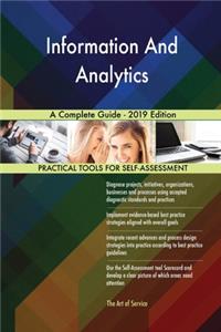 Information And Analytics A Complete Guide - 2019 Edition