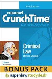 Emanuel Crunchtime: Criminal Law (Print + eBook Bonus Pack)