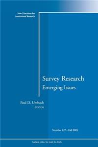Survey Research Emerging Issues
