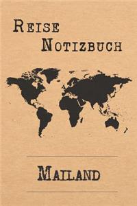 Reise Notizbuch Mailand