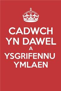 Cadwch Yn Dawel A Ysgrifennu Ymlaen