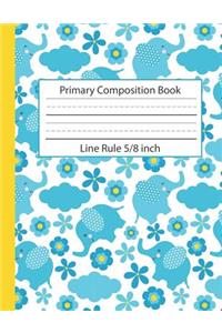 Primary Composition Book Line Rule 5/8 inch