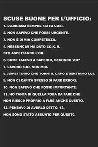 Scuse buone per l'ufficio