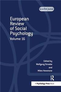 European Review of Social Psychology