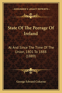 State Of The Peerage Of Ireland