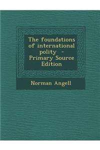 Foundations of International Polity