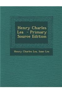 Henry Charles Lea